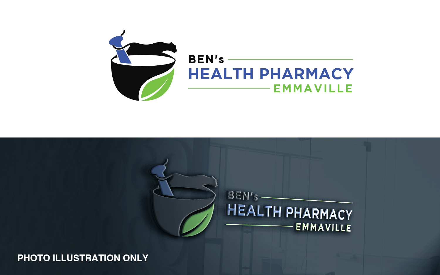 Logo Design by MT for Ben's Health Pharmacy | Design #24516775