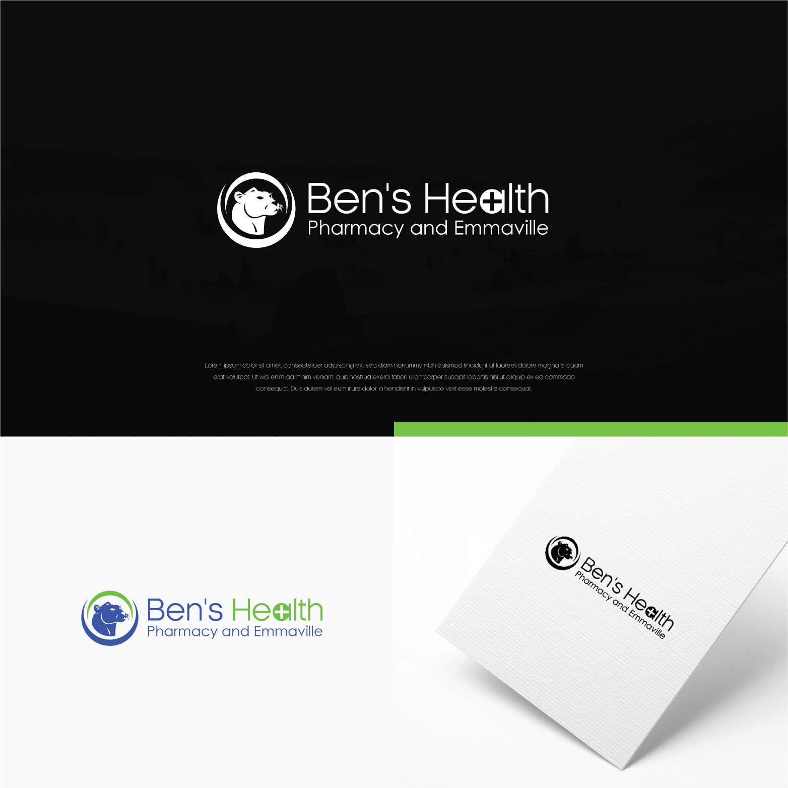 Diseño de Logo por Shigh5 para Ben's Health Pharmacy | Diseño #24503081