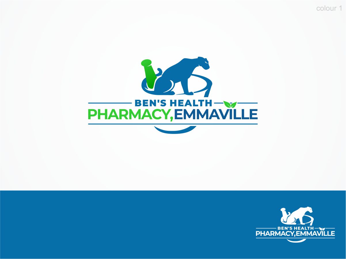 Logo Design by Robby SC for Ben's Health Pharmacy | Design #24500529