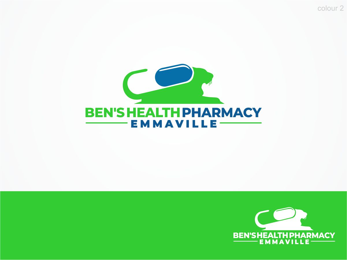 Logo Design by Robby SC for Ben's Health Pharmacy | Design #24517936