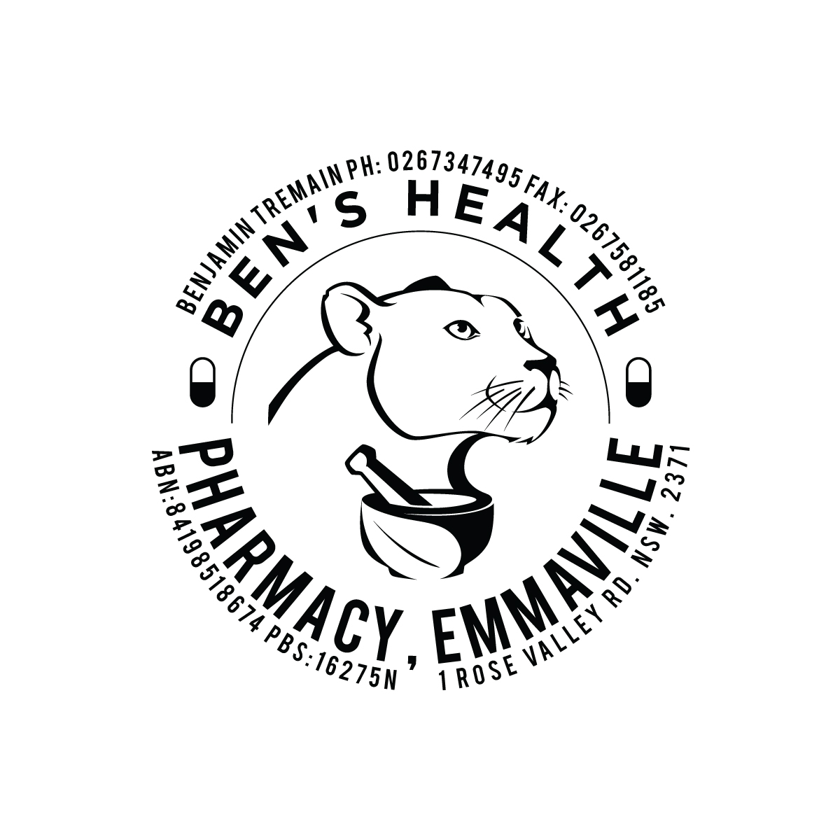Logo Design by prodesigns99 for Ben's Health Pharmacy | Design #24582170