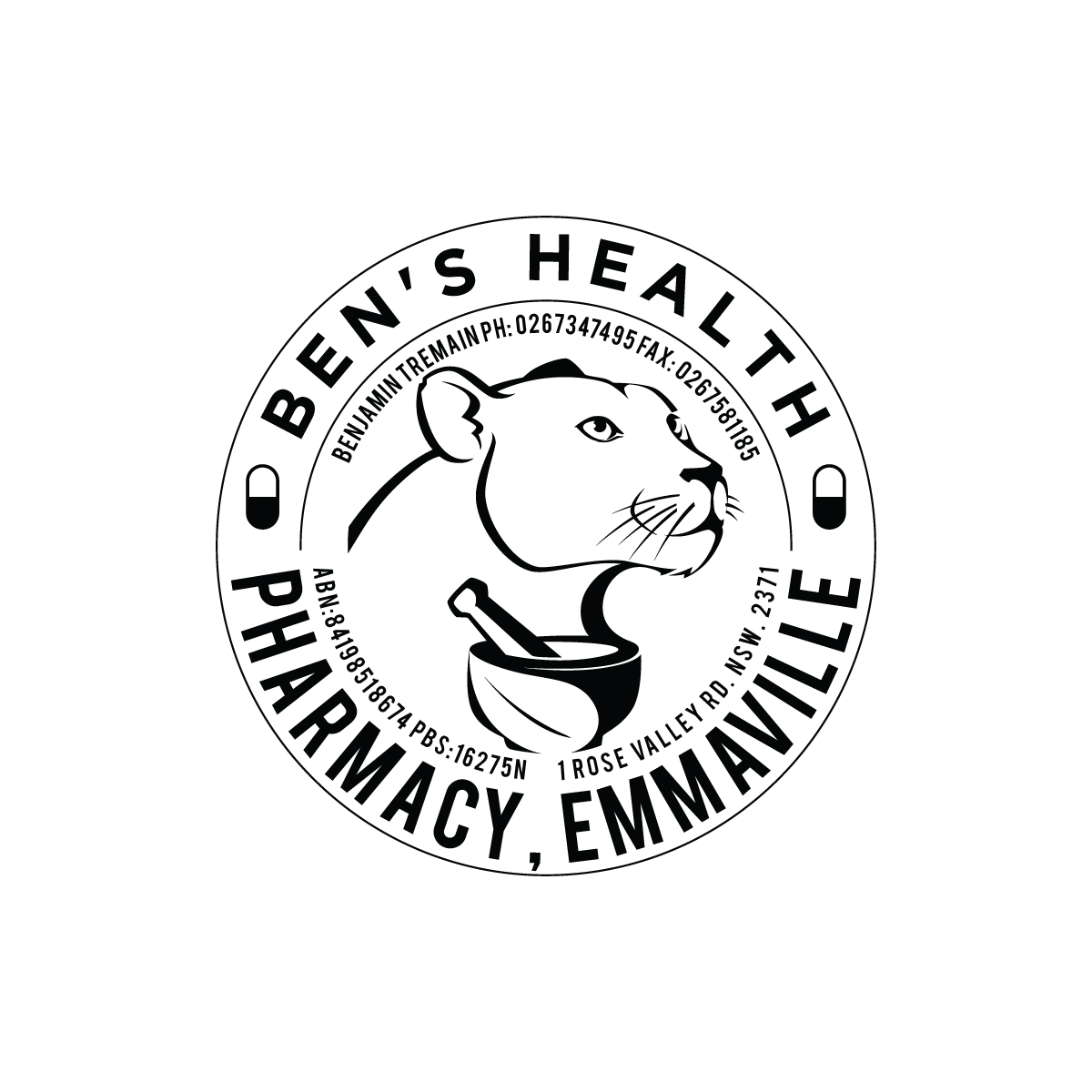 Logo Design by prodesigns99 for Ben's Health Pharmacy | Design #24582171