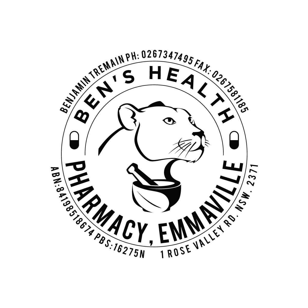 Logo Design by prodesigns99 for Ben's Health Pharmacy | Design #24582172