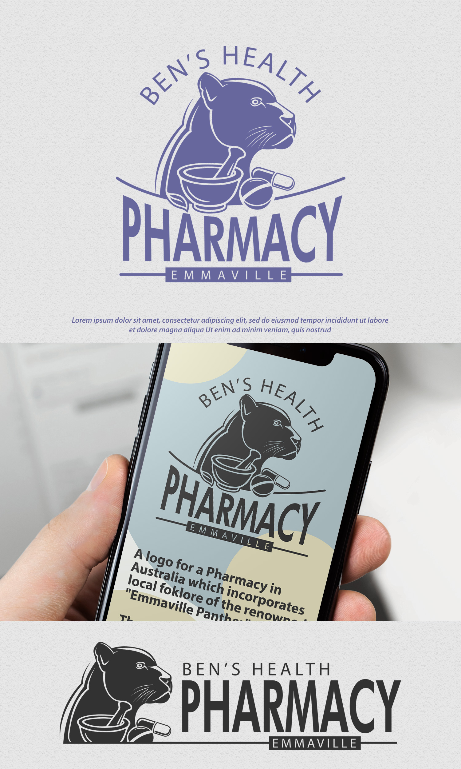 Logo Design by Classgraphics11 for Ben's Health Pharmacy | Design: #24501286