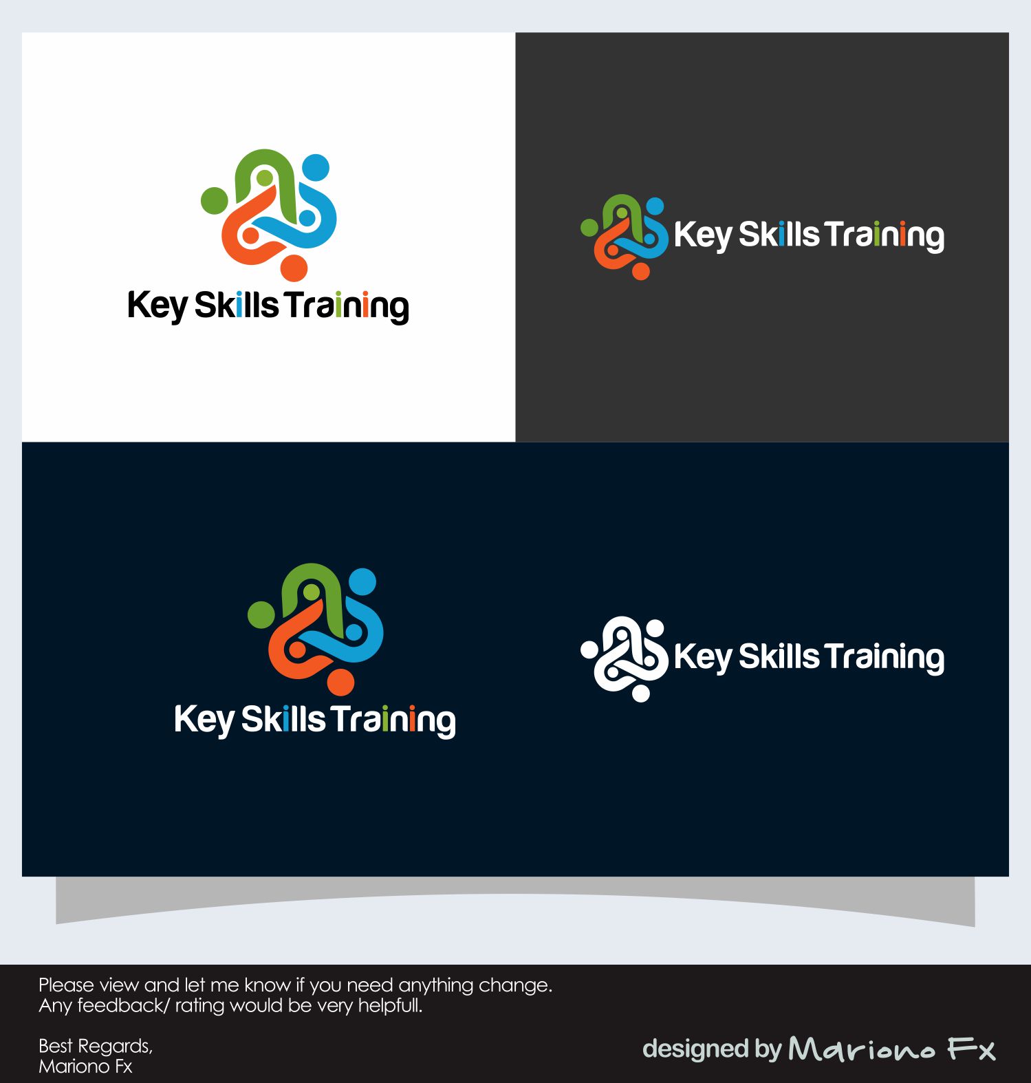 Logo Design by Mariono Fx for Key Skills Training | Design #24544897