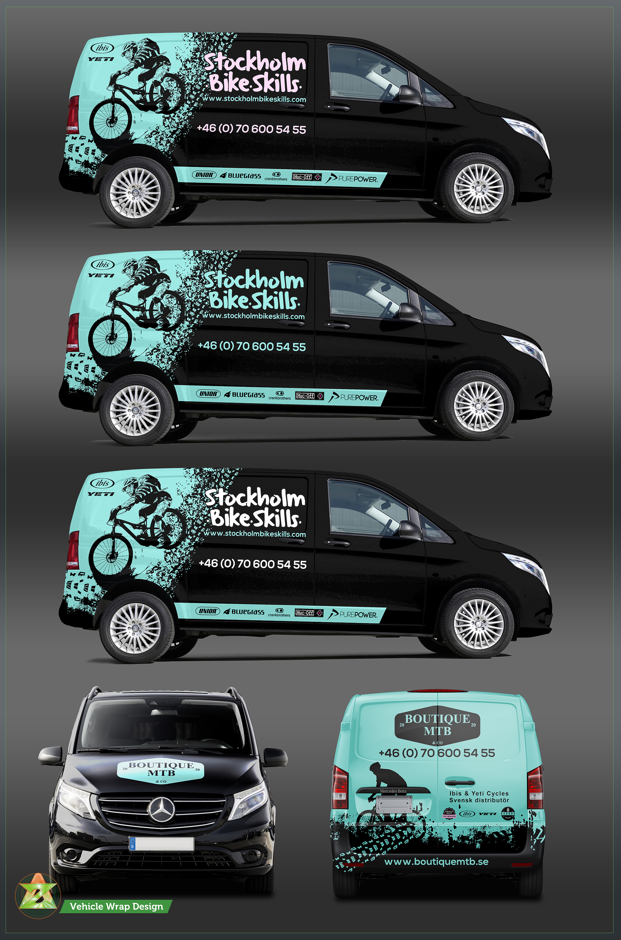 Car Wrap-Design von Azhoeck für Boutique MTB | Design #24568174