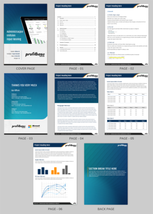 Word Template Design by Best Design Hub for Profitbase | Design: #24509579