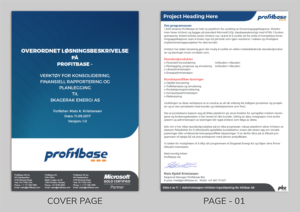 Word Template Design by Best Design Hub for Profitbase | Design: #24510403
