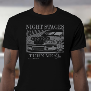 Rally inspired motorsport shirt | T-shirt Design by Heydale