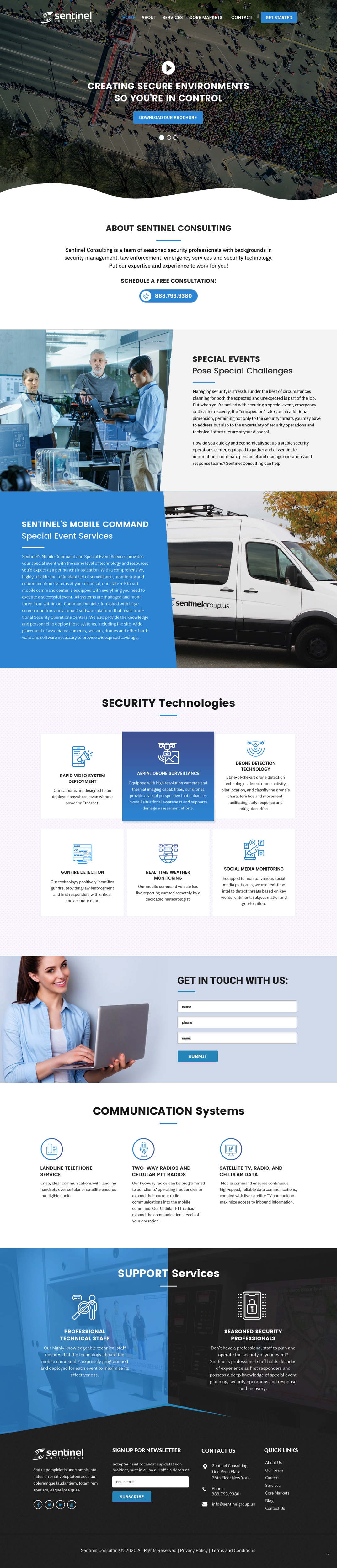 Web Design by pb for Sentinel Consulting, LLC | Design #24519872