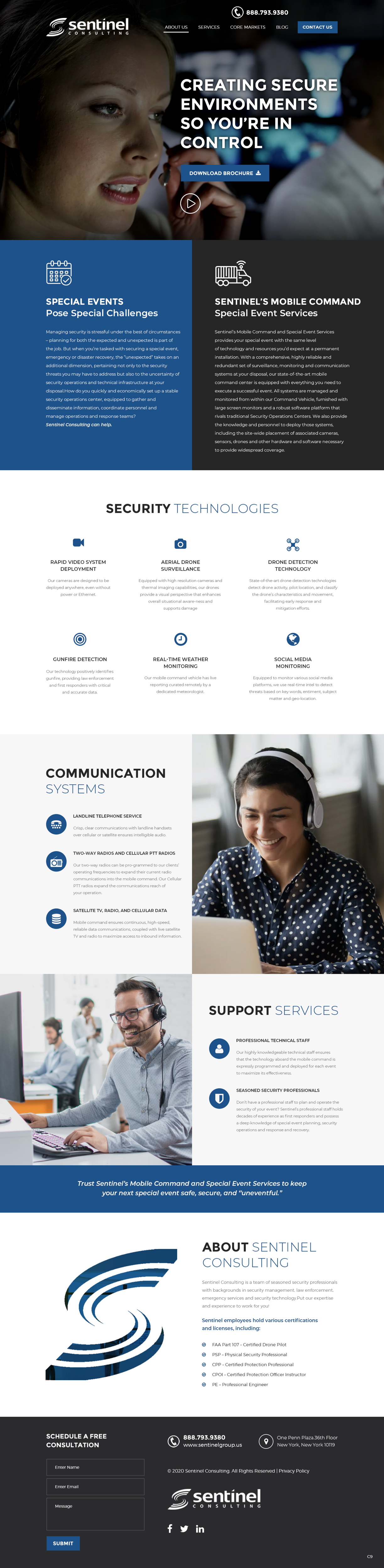 Web Design by pb for Sentinel Consulting, LLC | Design #24519876
