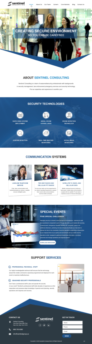 Diseño Web por pb para Sentinel Consulting, LLC | Diseño: #24522678