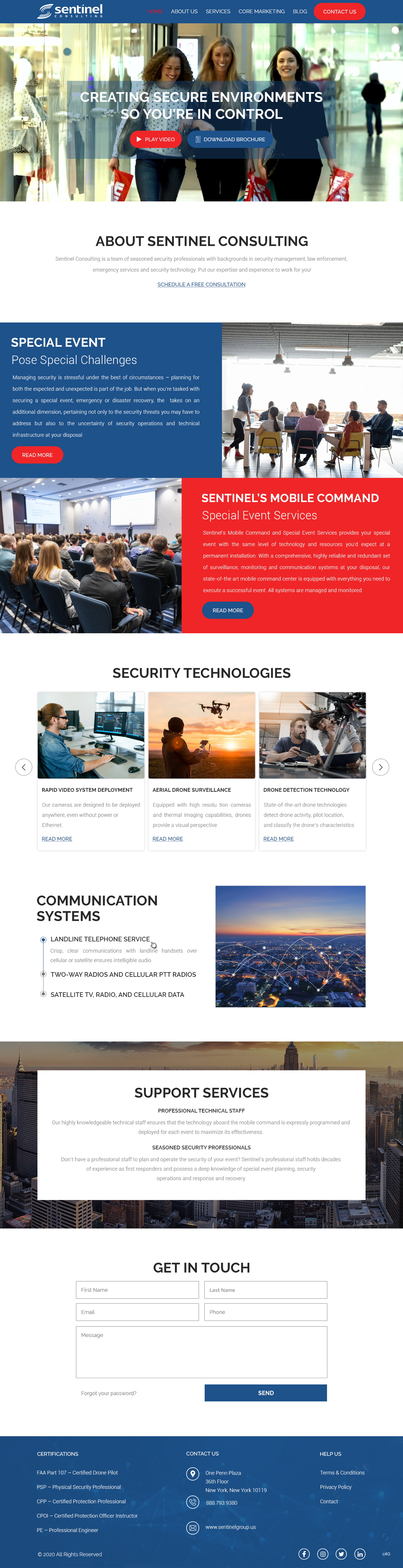 Web Design by pb for Sentinel Consulting, LLC | Design #24522679