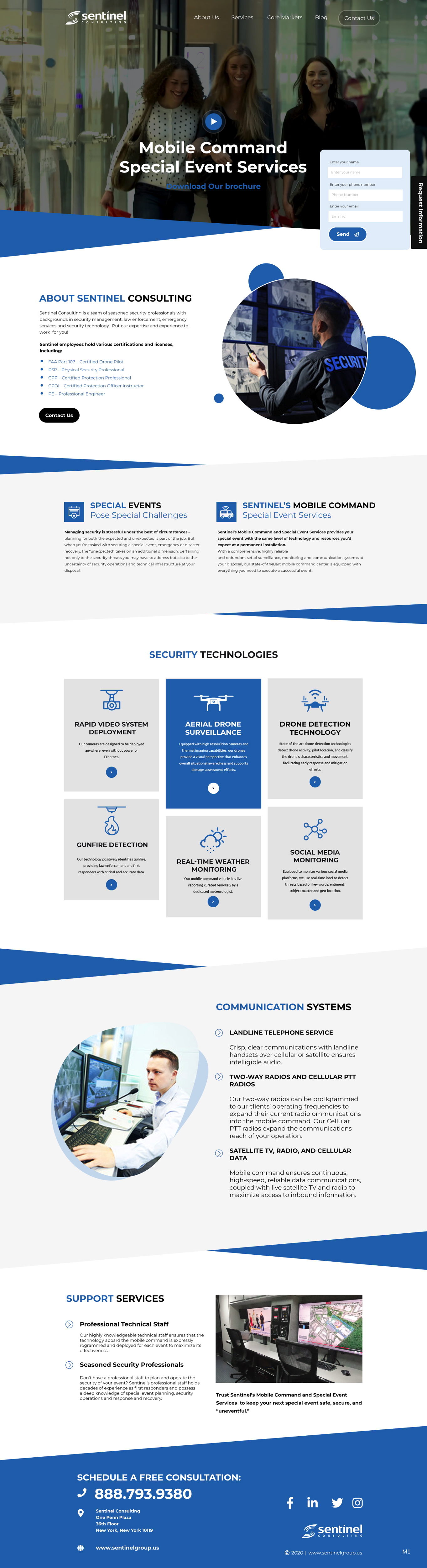 Web Design by pb for Sentinel Consulting, LLC | Design #24522684