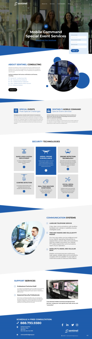 Diseño Web por pb para Sentinel Consulting, LLC | Diseño: #24522684