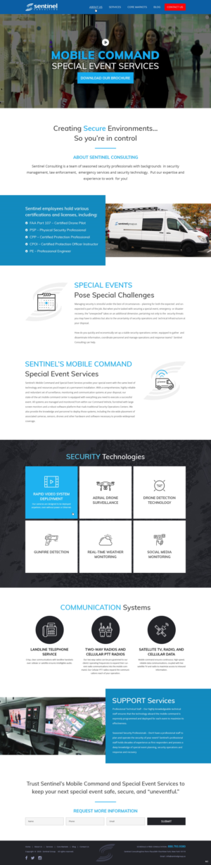 Diseño Web por pb para Sentinel Consulting, LLC | Diseño: #24522686