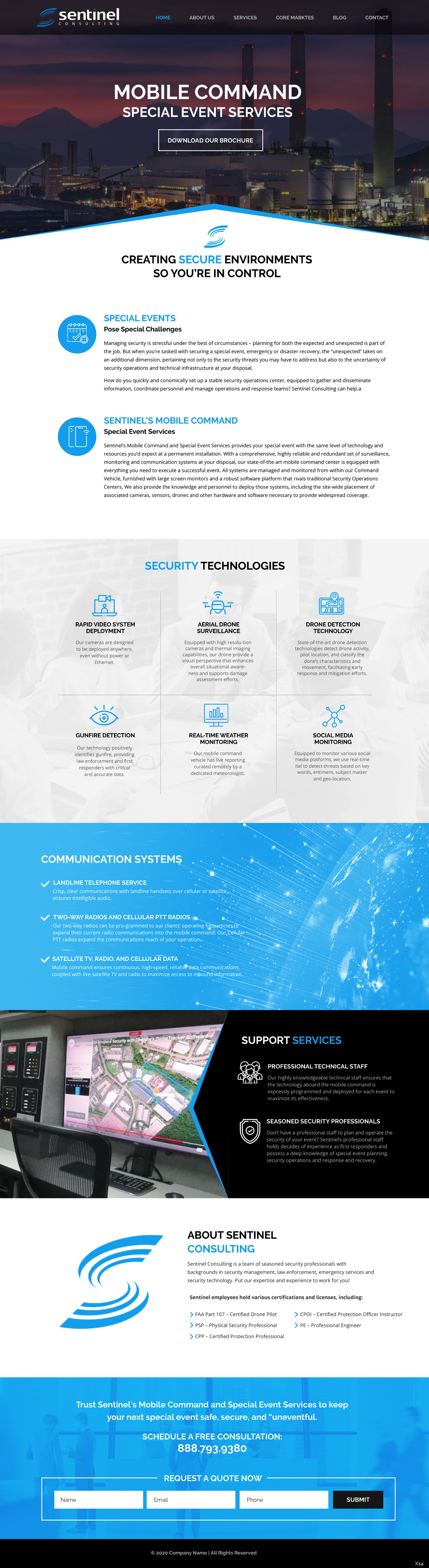 Web Design by pb for Sentinel Consulting, LLC | Design #24522687