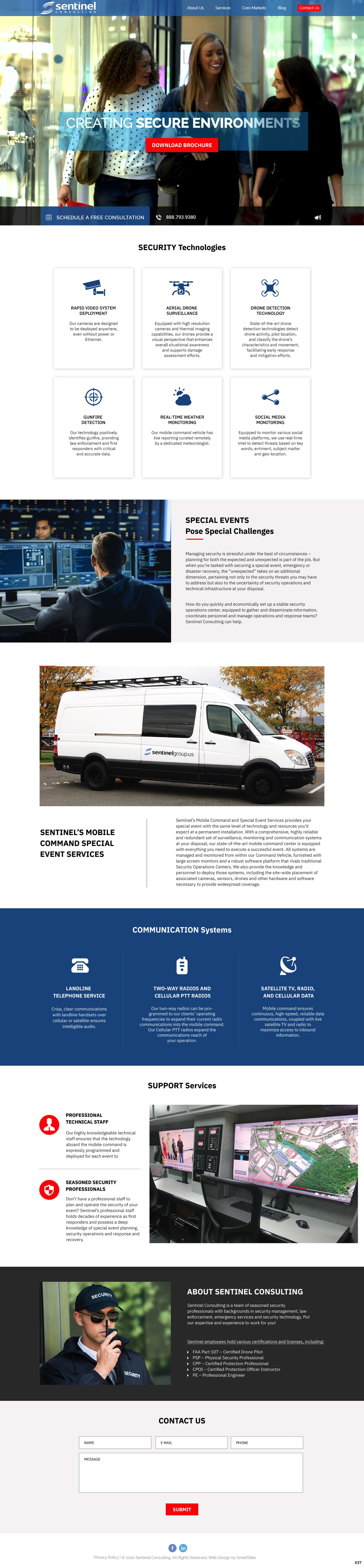 Web Design by pb for Sentinel Consulting, LLC | Design #24522688