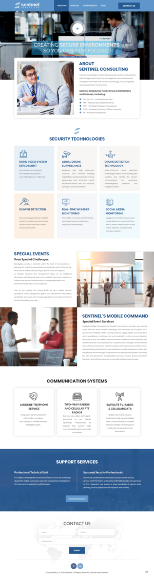 Diseño Web por pb para Sentinel Consulting, LLC | Diseño: #24523890