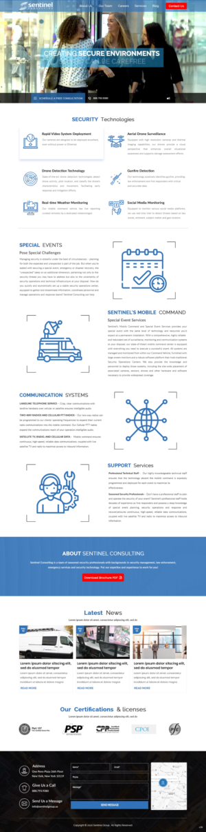 Diseño Web por pb para Sentinel Consulting, LLC | Diseño: #24523891