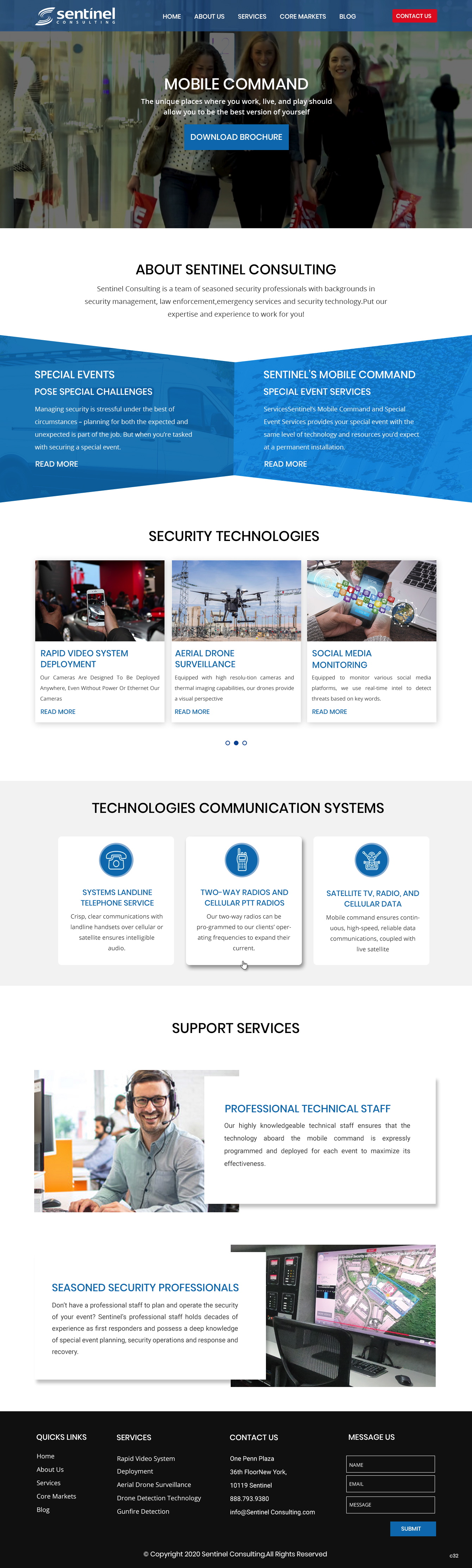 Web Design by pb for Sentinel Consulting, LLC | Design #24523892