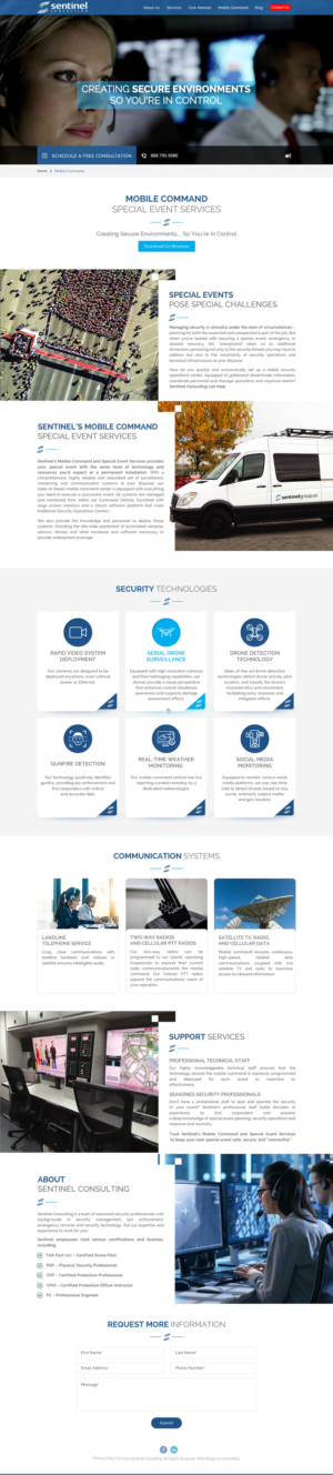 Web Design by Sbss for Sentinel Consulting, LLC | Design: #24519727