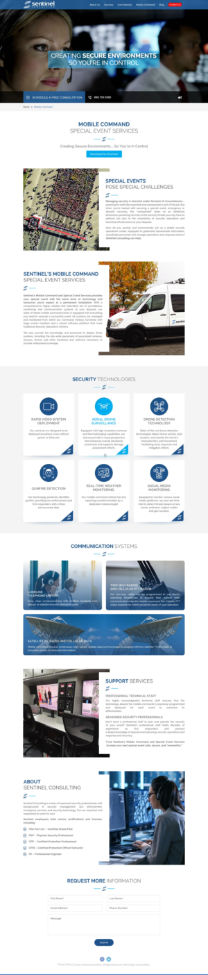 Web Design by Sbss for Sentinel Consulting, LLC | Design: #24519729