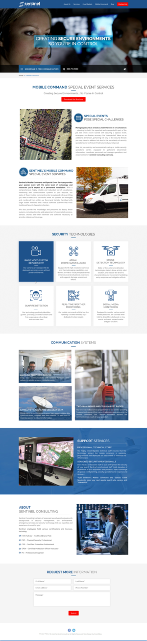 Web Design by Sbss for Sentinel Consulting, LLC | Design: #24525521