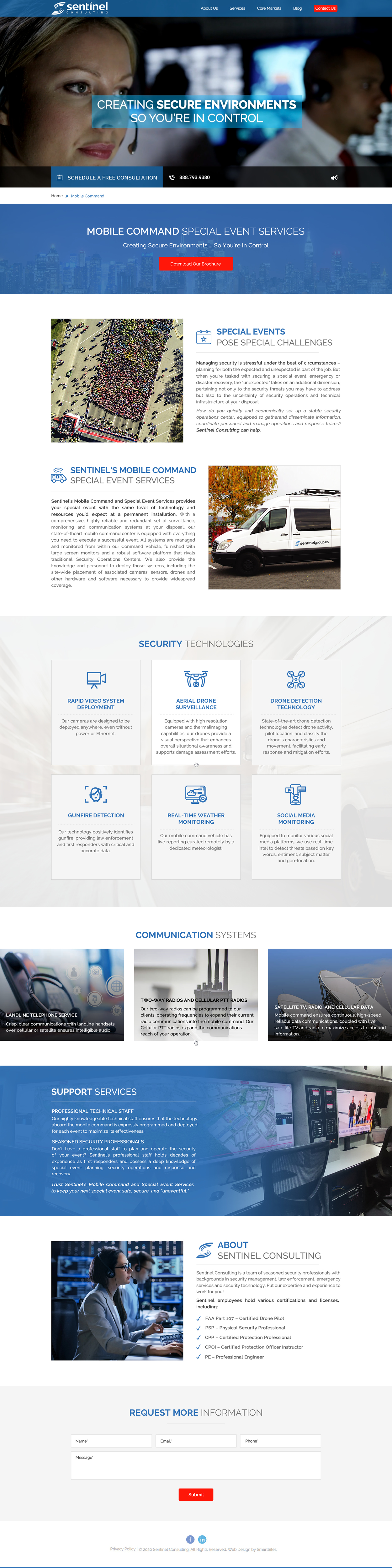 Web Design by Sbss for Sentinel Consulting, LLC | Design #24525523