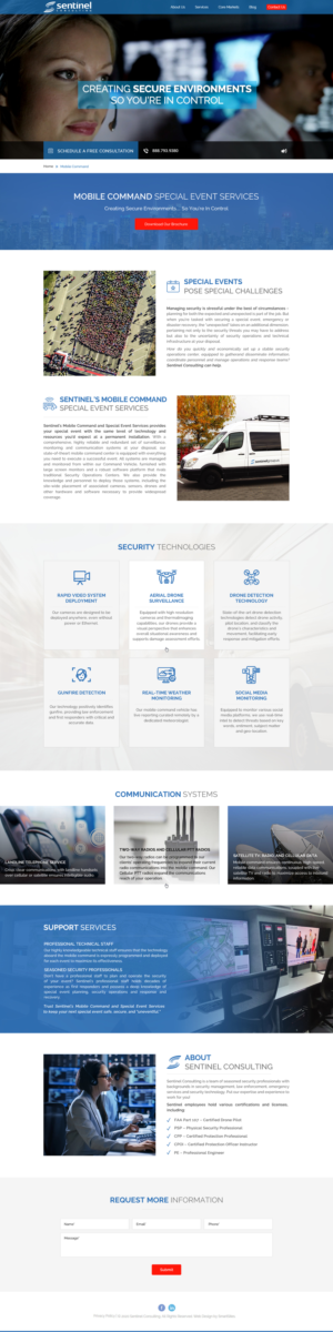 Web Design by Sbss for Sentinel Consulting, LLC | Design: #24525523