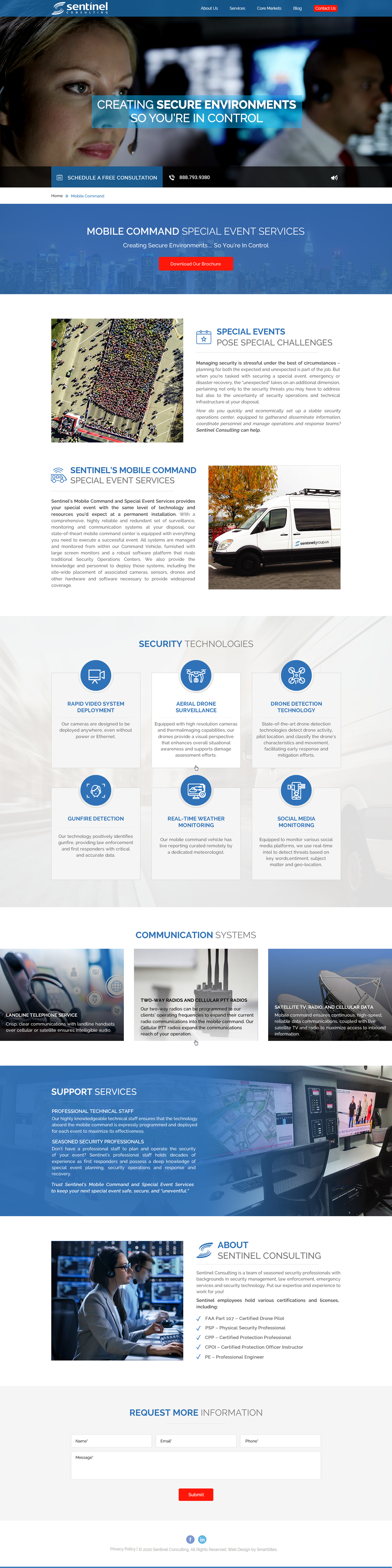 Web Design by Sbss for Sentinel Consulting, LLC | Design #24525524