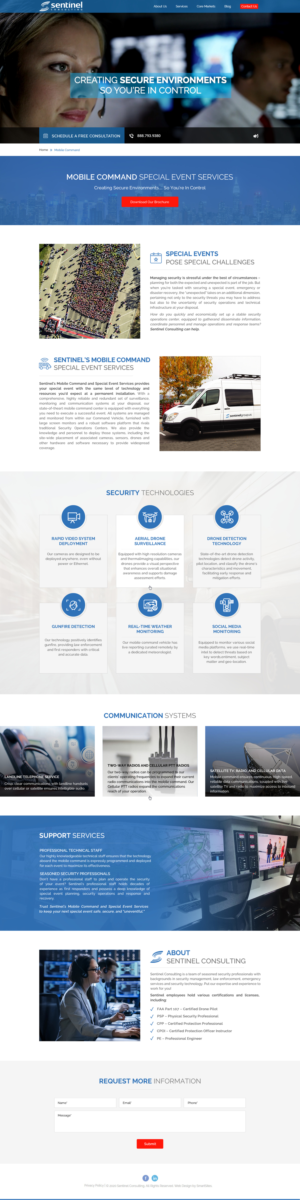Web Design by Sbss for Sentinel Consulting, LLC | Design: #24525524