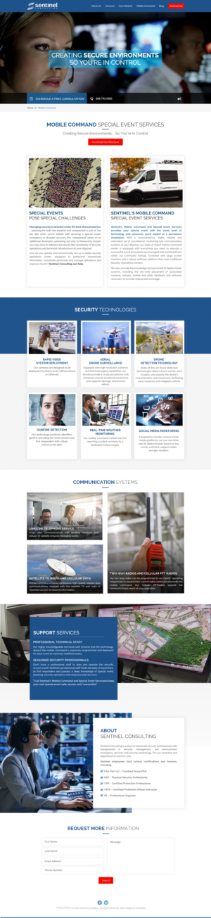 Web Design by Sbss for Sentinel Consulting, LLC | Design: #24526270