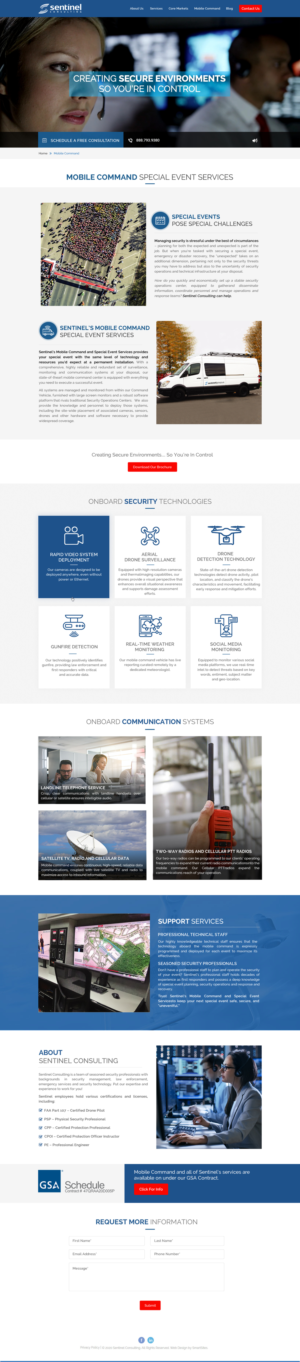 Web Design by Sbss for Sentinel Consulting, LLC | Design: #24533715