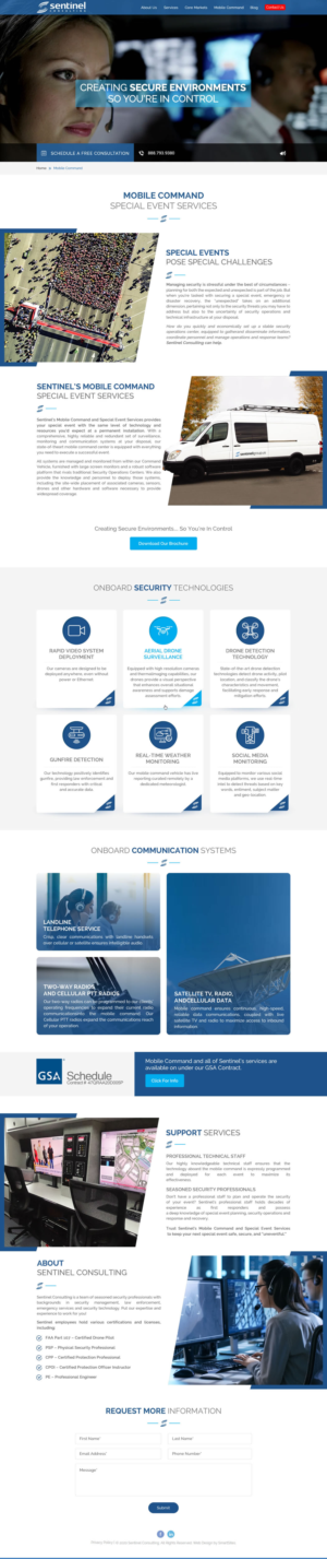 Web Design by Sbss for Sentinel Consulting, LLC | Design: #24533717
