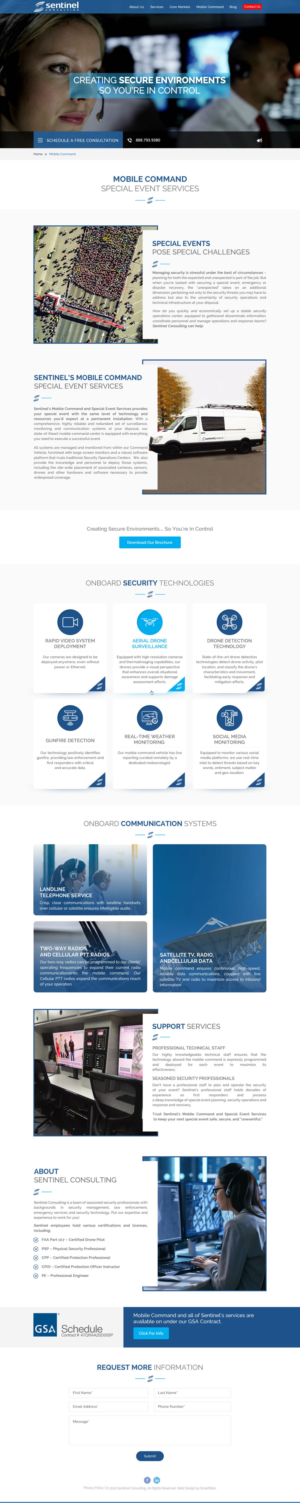 Web Design by Sbss for Sentinel Consulting, LLC | Design: #24533719