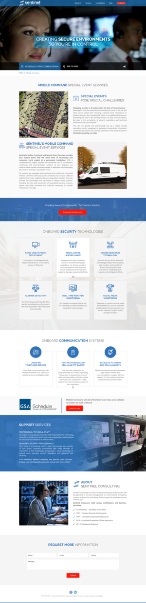 Web Design by Sbss for Sentinel Consulting, LLC | Design: #24533721