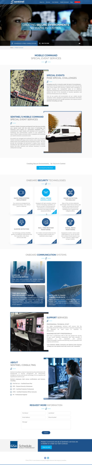 Web Design by Sbss for Sentinel Consulting, LLC | Design: #24535010