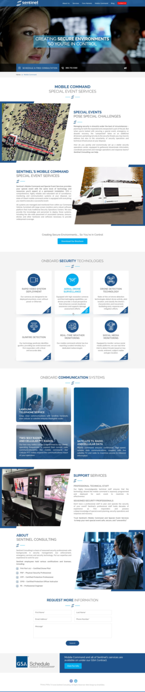 Web Design by Sbss for Sentinel Consulting, LLC | Design: #24535011