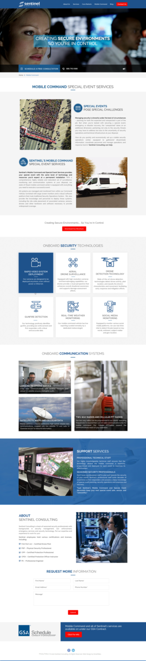 Web Design by Sbss for Sentinel Consulting, LLC | Design: #24535012