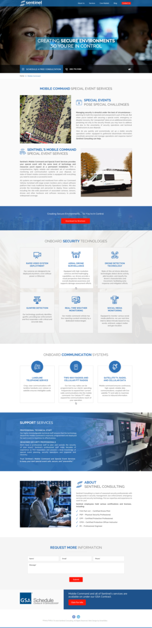 Web Design by Sbss for Sentinel Consulting, LLC | Design: #24535013