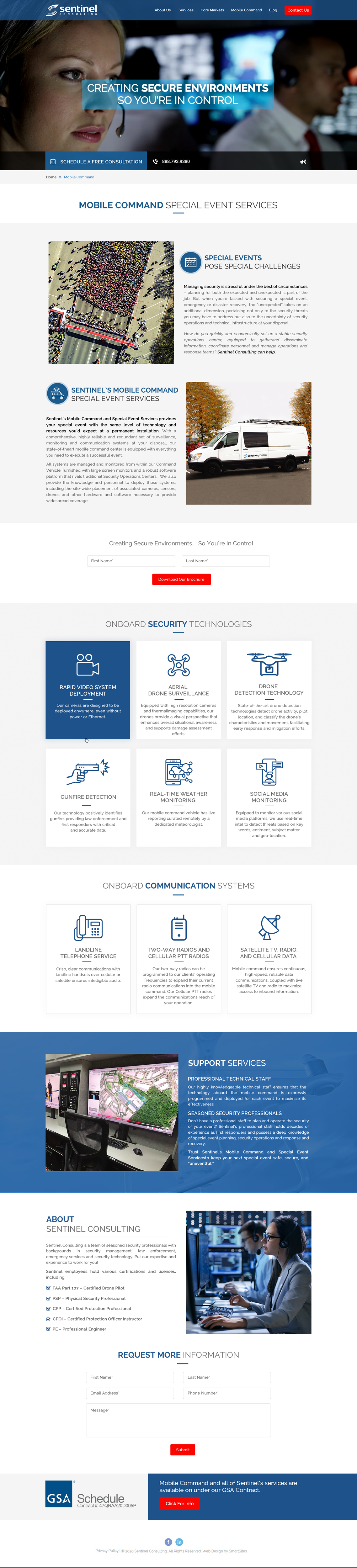 Web Design by Sbss for Sentinel Consulting, LLC | Design #24544109
