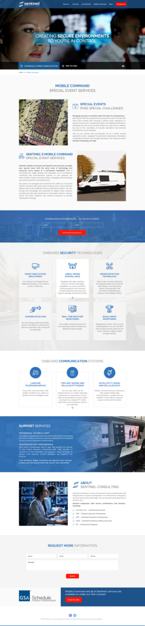 Web Design by Sbss for Sentinel Consulting, LLC | Design: #24544110