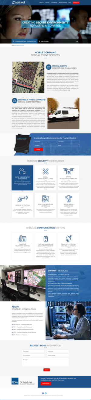Web Design by Sbss for Sentinel Consulting, LLC | Design: #24558210