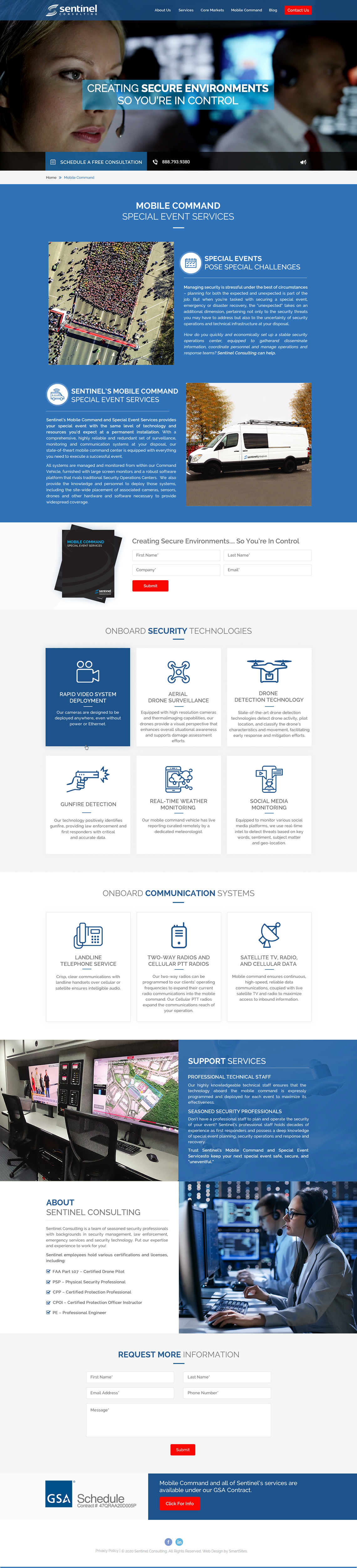 Web Design by Sbss for Sentinel Consulting, LLC | Design #24558211