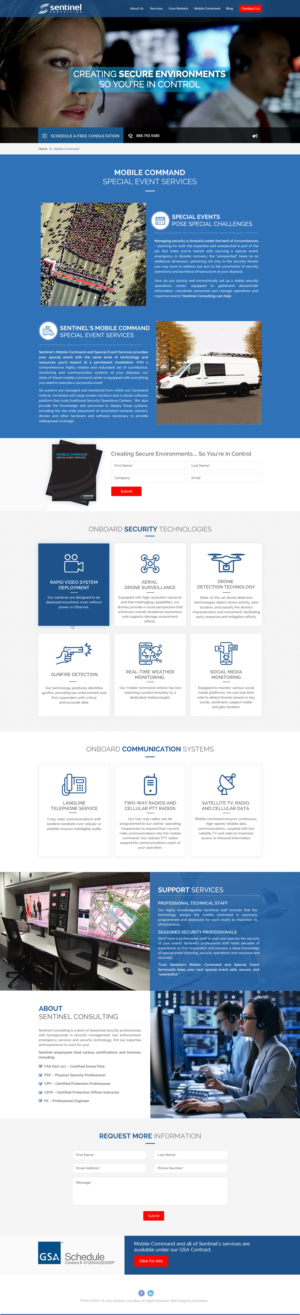 Web Design by Sbss for Sentinel Consulting, LLC | Design: #24558211