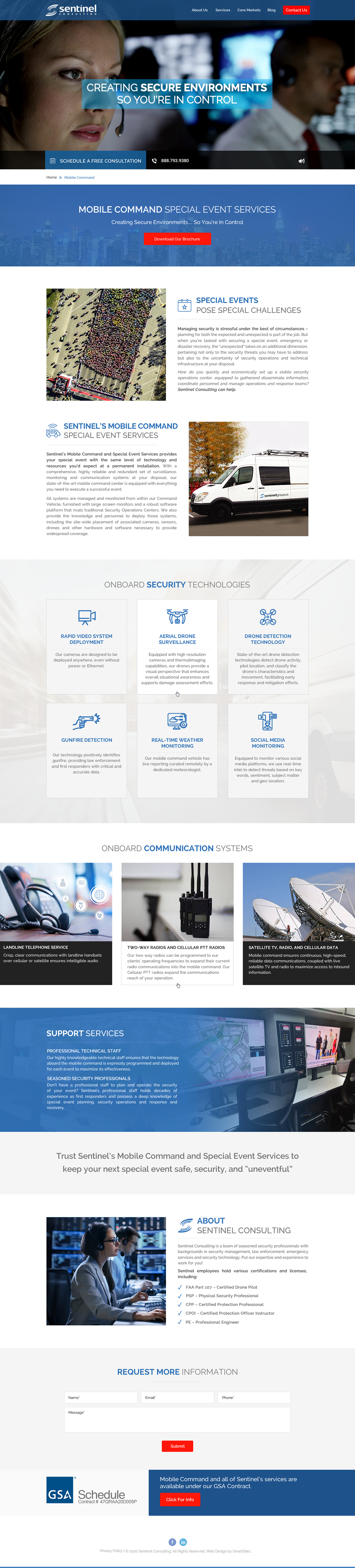 Web Design by Sbss for Sentinel Consulting, LLC | Design #24566772