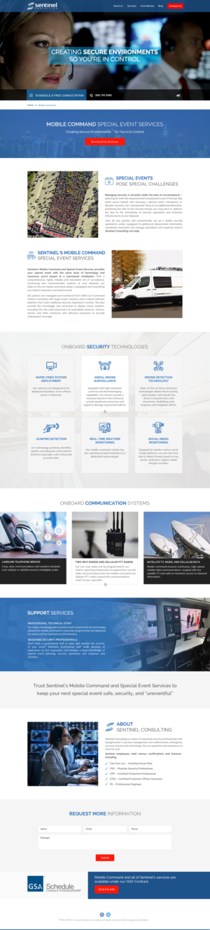 Web Design by Sbss for Sentinel Consulting, LLC | Design: #24566772