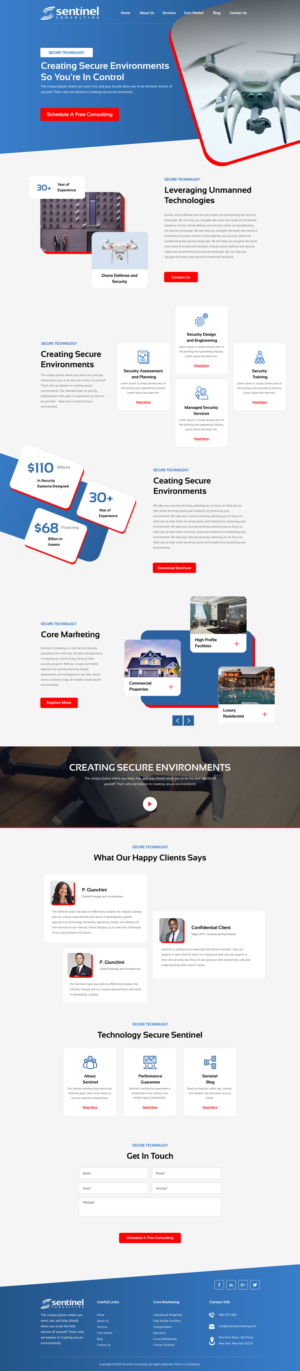 Web Design by rightway for Sentinel Consulting, LLC | Design: #24519388