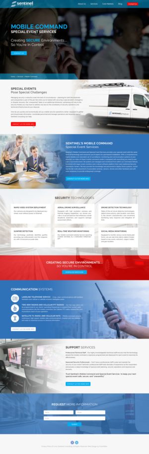Mobile Command - Design a new page for our website | Web-Design von Ved Web Services